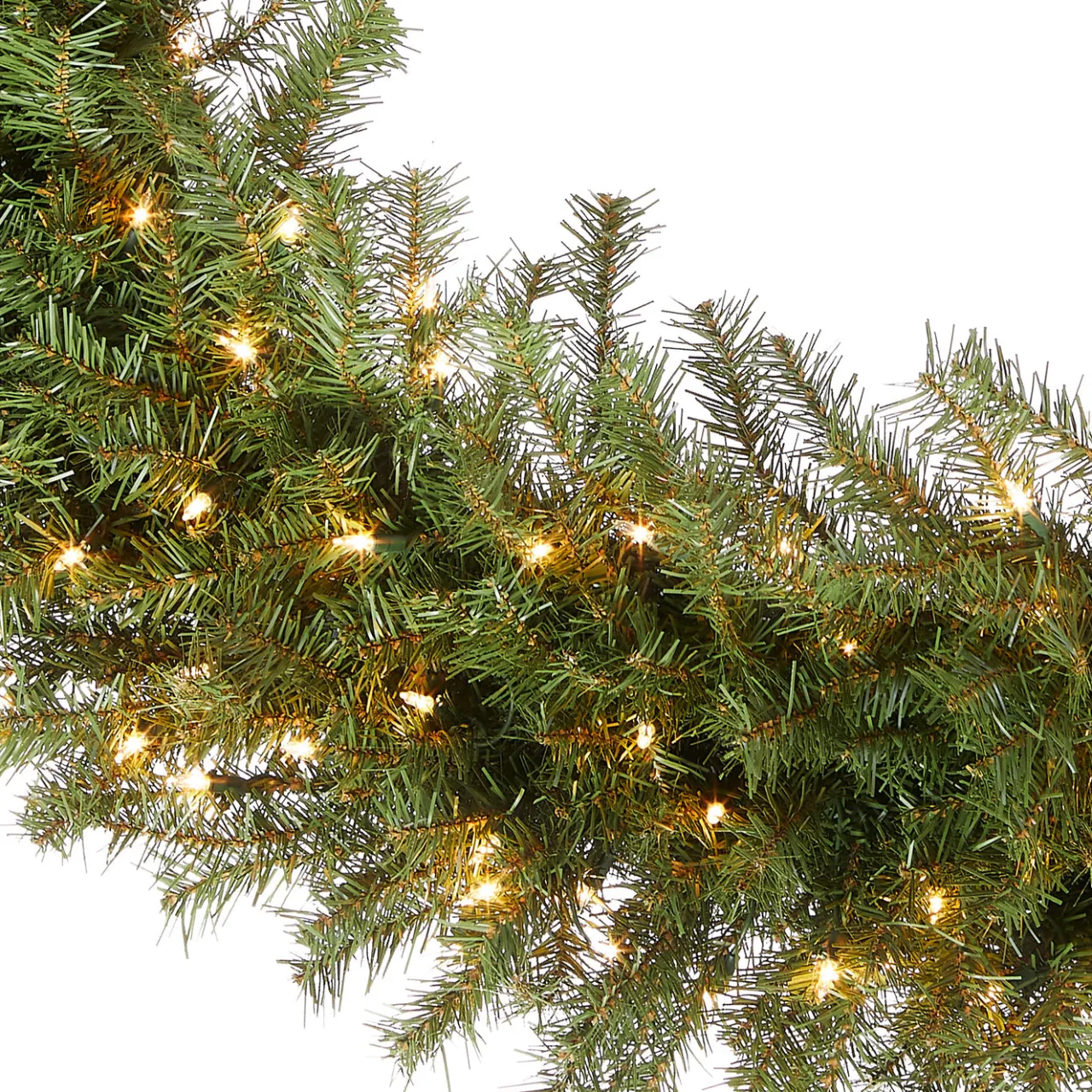Best National Tree Company 48 in. Pre-Lit Norwood Fir Wreath with Clear Lights