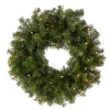 Best National Tree Company 30 in. Pre-Lit Norwood Fir Wreath with LED Lights