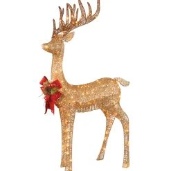 Discount National Tree Company 48 in. Pre-lit Standing Reindeer