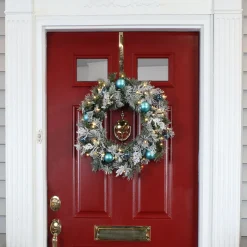 Discount National Tree Company 24 in. Pre-Lit Tinkham Pine Wreath with LED Lights
