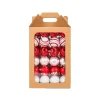 Online National Tree Company 19 in. Red Xmas Ball Decor Set