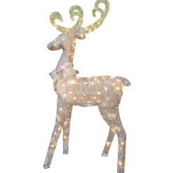 Sale National Tree Company 60 in. Reindeer Decoration with Clear Lights
