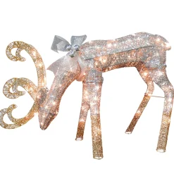 Best National Tree Company 28 in. Reindeer Decoration with LED Lights