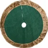 Clearance National Tree Company 48 in. Rural Homestead Collection Quilted Tree Skirt