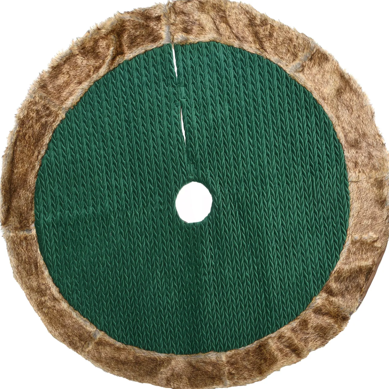 Clearance National Tree Company 48 in. Rural Homestead Collection Quilted Tree Skirt