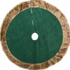 Hot National Tree Company 52 in. Rural Homestead Collection Quilted Tree Skirt