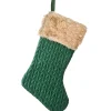 Best National Tree Company 19 in. Rural Homestead Collection Quilted Stocking