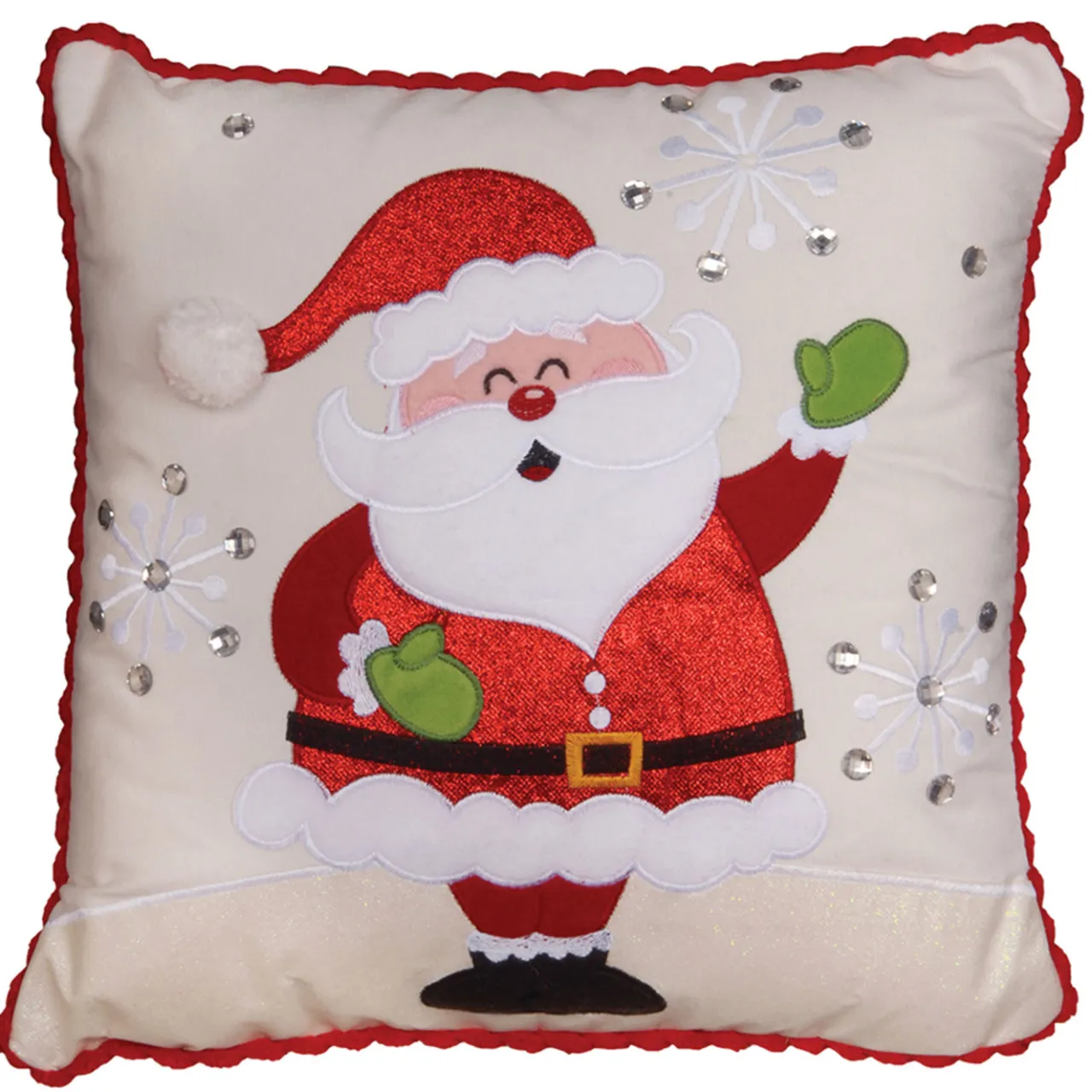 Best National Tree Company 16 in. Santa Pillow