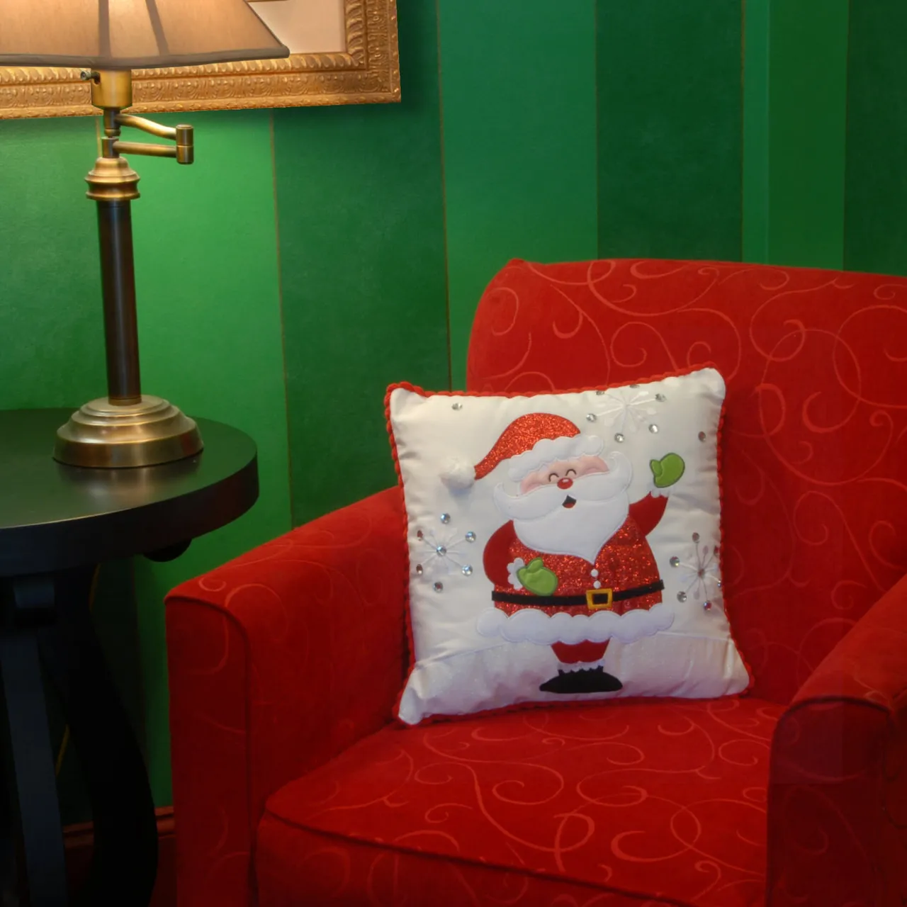 Best National Tree Company 16 in. Santa Pillow