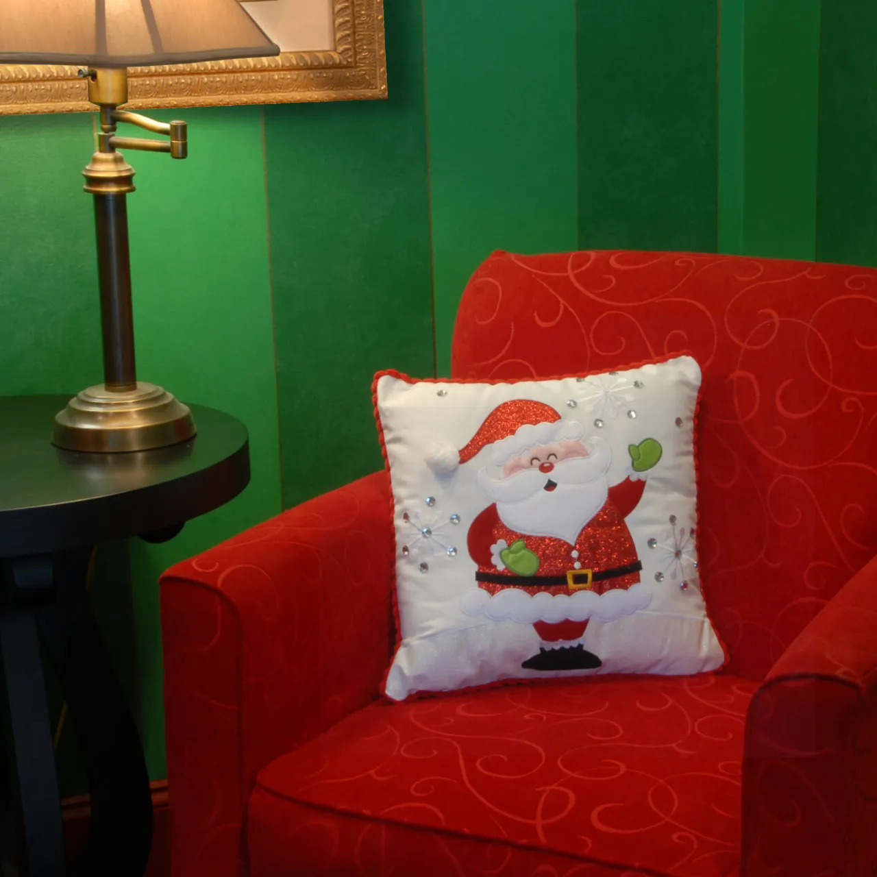 Best National Tree Company 16 in. Santa Pillow