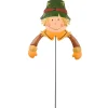 Hot National Tree Company 24 in. Scarecrow Boy Garden Stake Outdoor Fall Decoration