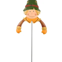 Hot National Tree Company 24 in. Scarecrow Boy Garden Stake Outdoor Fall Decoration