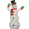 Best National Tree Company 48 in. Snowman Decoration with Clear Lights