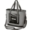 Discount National Tree Company 16 in. Soft Sided Cooler Bag Gray with Black Trim