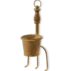 New National Tree Company 15 in. Spring Garden Tool Metal Fork Flowerpot