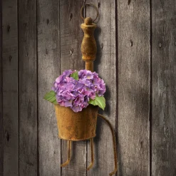New National Tree Company 15 in. Spring Garden Tool Metal Fork Flowerpot