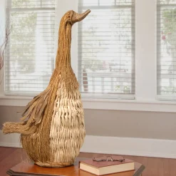 New National Tree Company 26 in. Spring Goose Table Decoration
