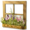 Discount National Tree Company 14 in. Spring Lavender Flowers and Butterflies Window Decoration
