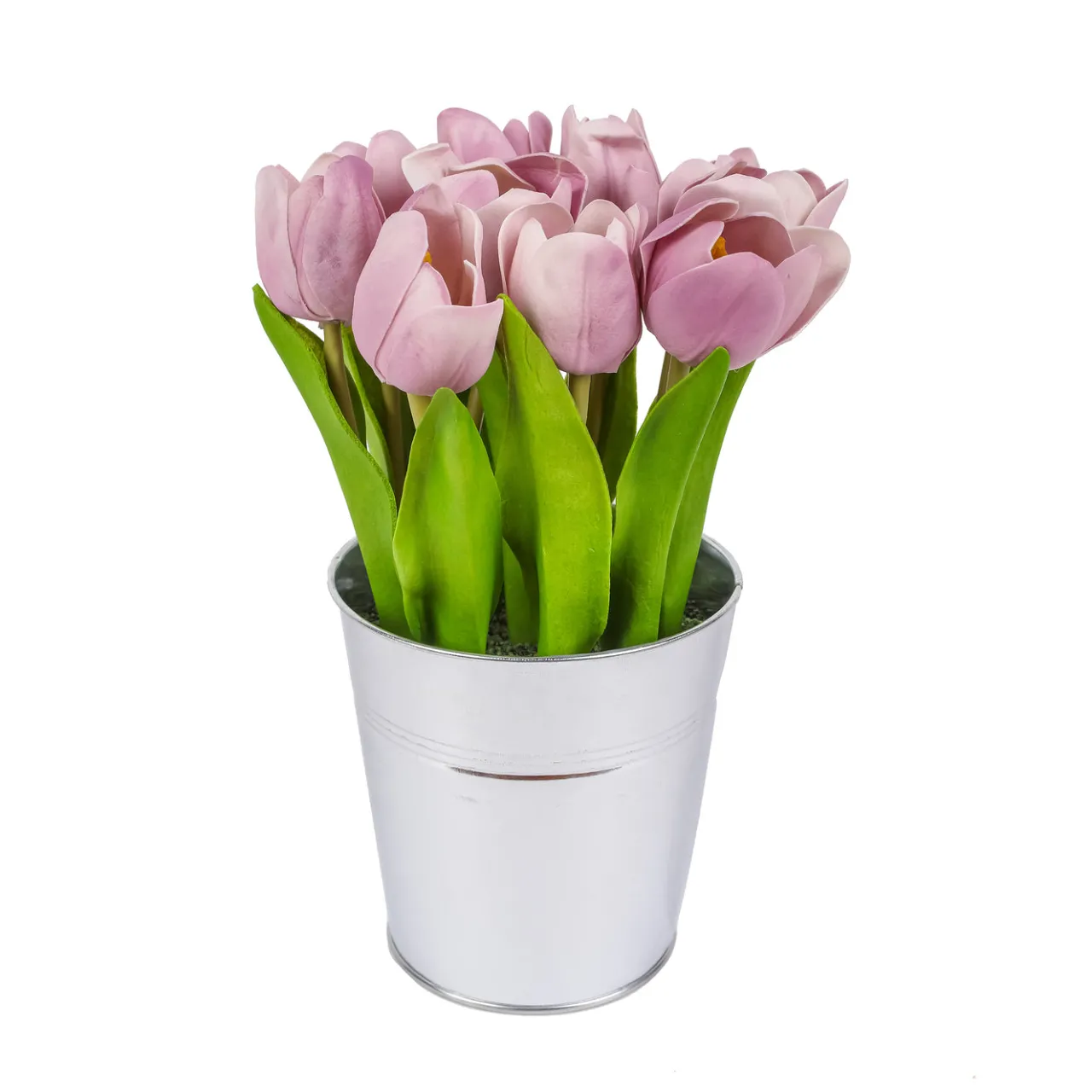 Clearance National Tree Company 9 in. Spring Mauve Tulip Bouquet