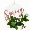 Online National Tree Company 23 in. Spring Metal Ring Hanging Wall Decoration