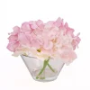 Sale National Tree Company 8 in. Spring Mixed Mauve Hydrangea Bouquet in Glass Vase