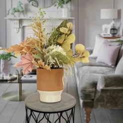 Sale National Tree Company 32 in. Spring Potted Plant Table Decoration with Assorted Palms, Leaves, Hydrangea