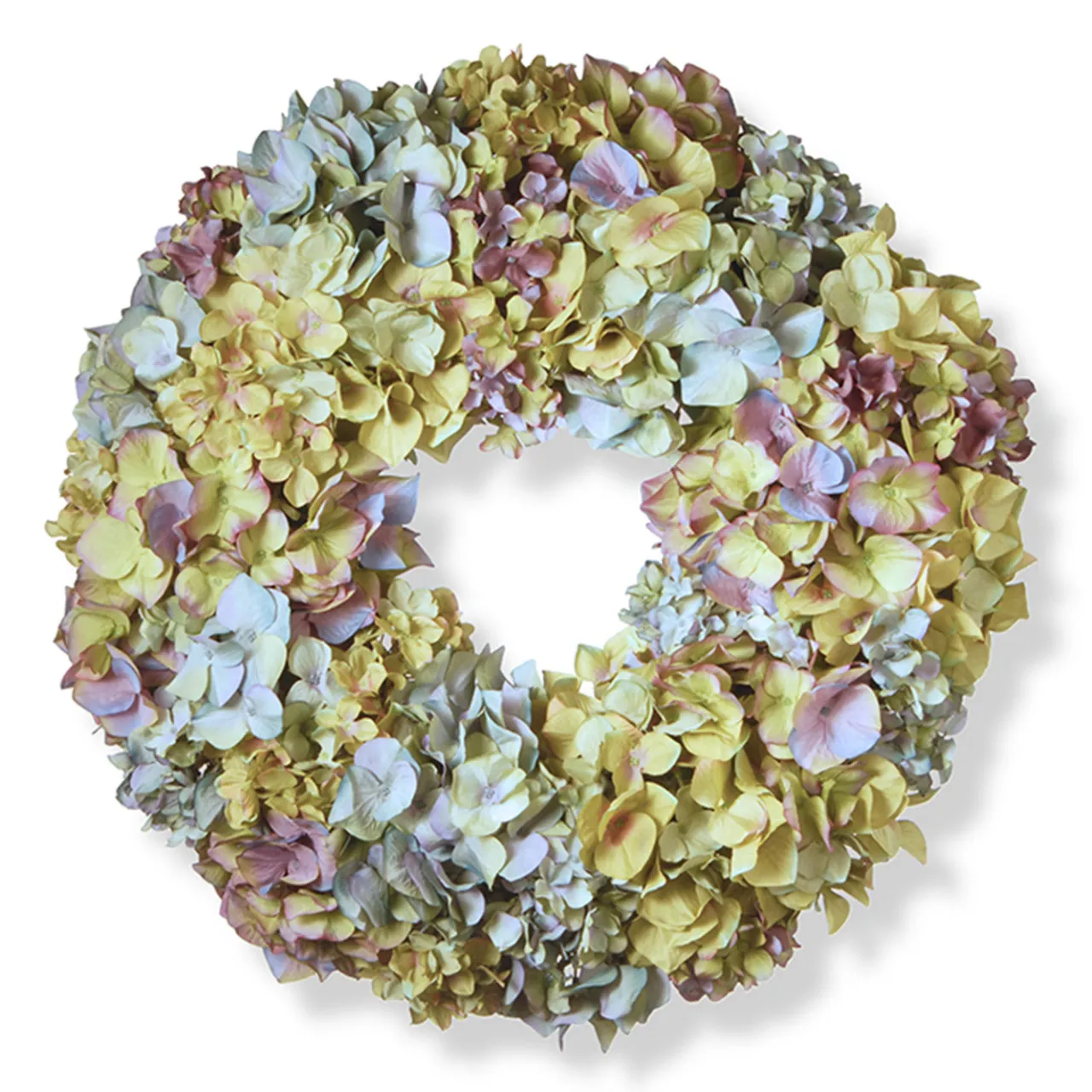 Sale National Tree Company 19 in. Spring Wreath with Mixed, Colorful Hydrangea Blooms