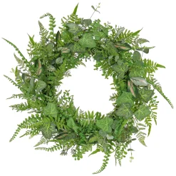 Sale National Tree Company 26 in. Spring Wreath with Mixed Leaves and Greenery?