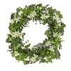 Sale National Tree Company 24 in. Spring Wreath with Mixed Flower Blooms and Flowing Green Stems