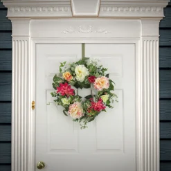 Outlet National Tree Company 22 in. Spring Wreath with Tulip, Poppy, and Buttercup Blooms