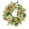 National Tree Company 22 in. Spring Wreath with Tulip, Poppy, and Buttercup Blooms
