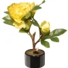 National Tree Company 10 in. Spring Yellow Peony Flower Pot
