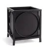 Online National Tree Company 23 in. St. Remy Planter, Black Color