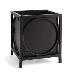 Online National Tree Company 23 in. St. Remy Planter, Black Color