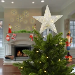 Outlet National Tree Company 10 in. Tree Top Star for Artificial Trees with Dual Color Lights