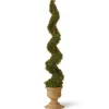 Discount National Tree Company 60 in. Upright Juniper Spiral Topiary Tree in a Decorative Urn