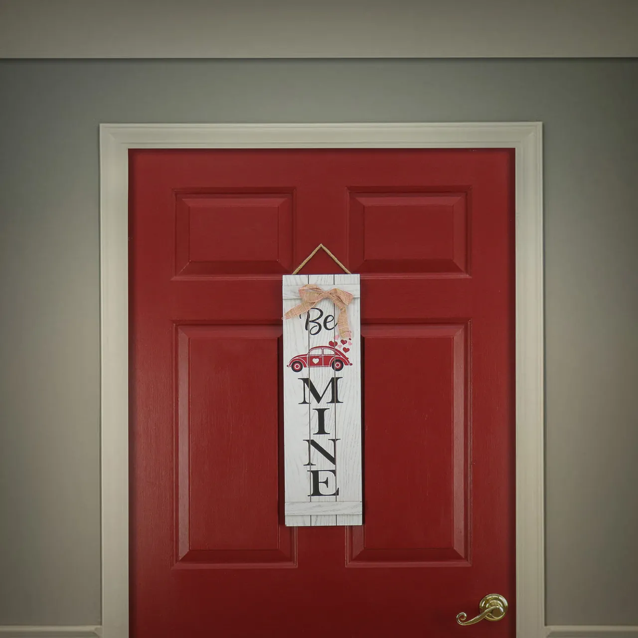 Sale National Tree Company 24 in. Valentine's 'Be Mine' Hanging Wall Decoration