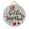 Clearance National Tree Company 12 in. Valentine's 'Better Together' Hanging Wall Decoration