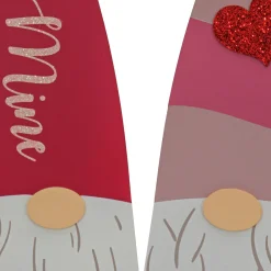 New National Tree Company 36 in. Valentine's Gnome Couple Porch Decor