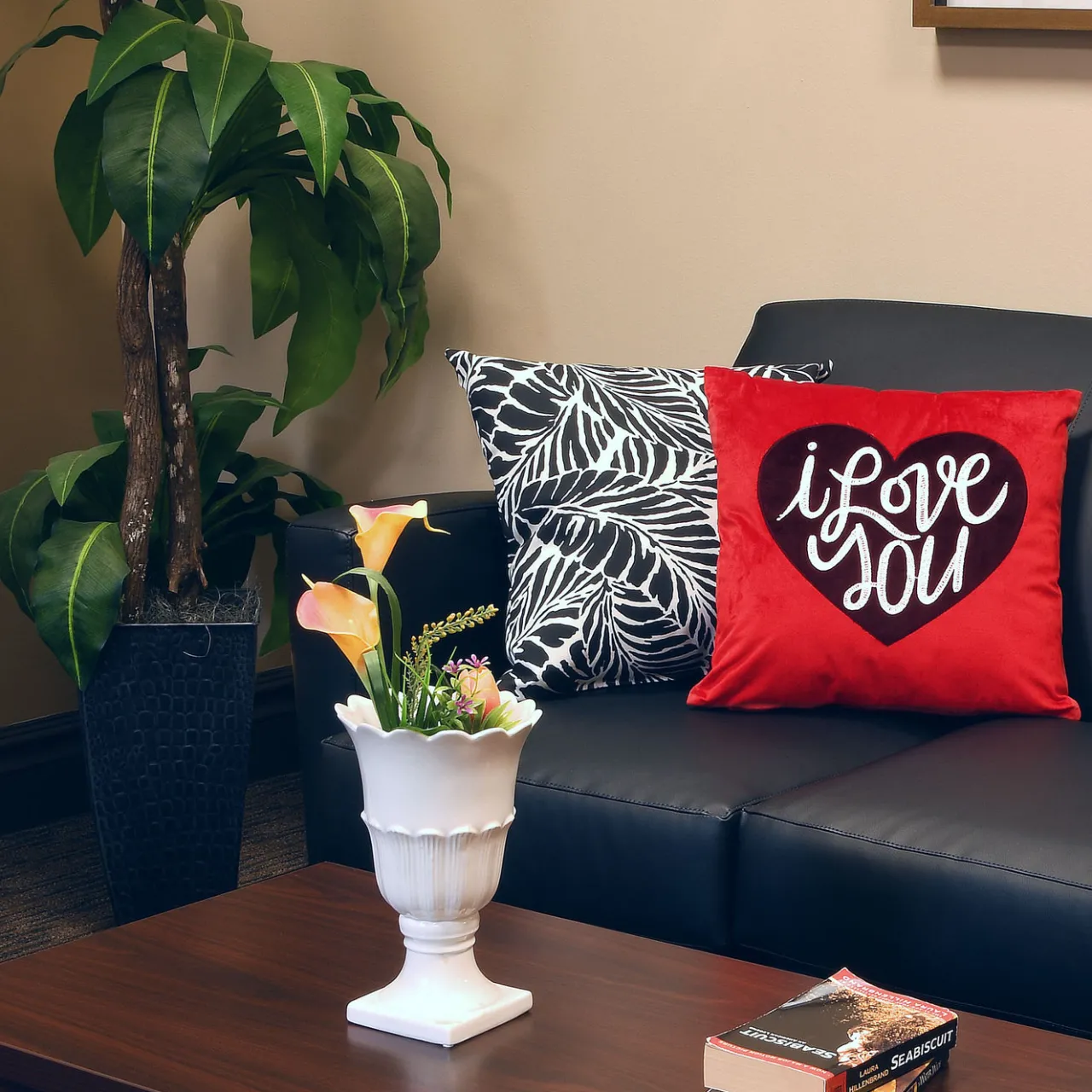 Sale National Tree Company 16 in. Valentine's 'I Love You' Pillow Decoration