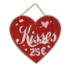 Outlet National Tree Company 11 in. Valentine's 'Kisses' Wall Decor