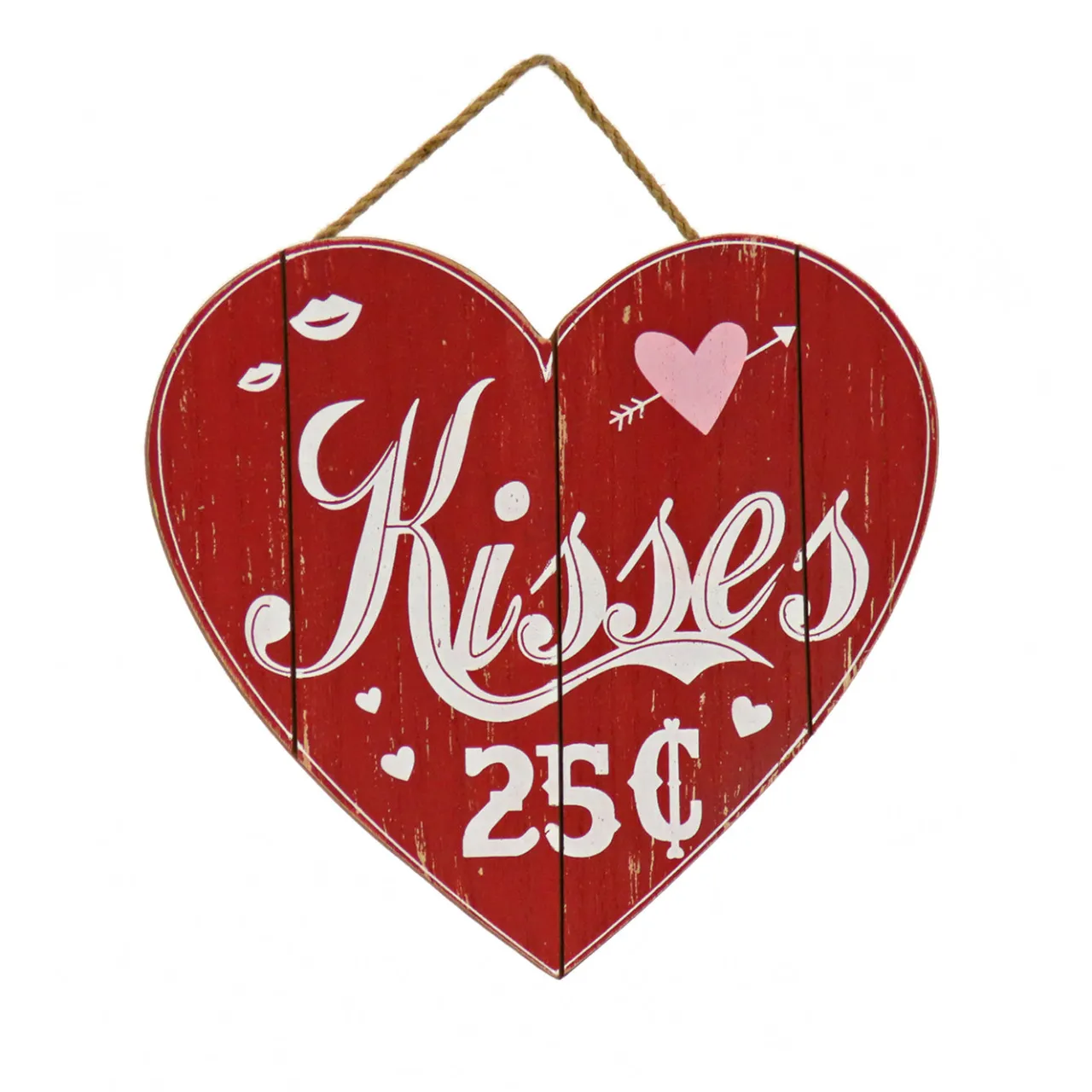 Outlet National Tree Company 11 in. Valentine's 'Kisses' Wall Decor
