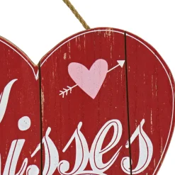 Outlet National Tree Company 11 in. Valentine's 'Kisses' Wall Decor