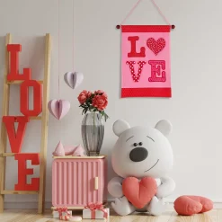 Best National Tree Company 18.5 in. Valentine's 'LOVE' Banner