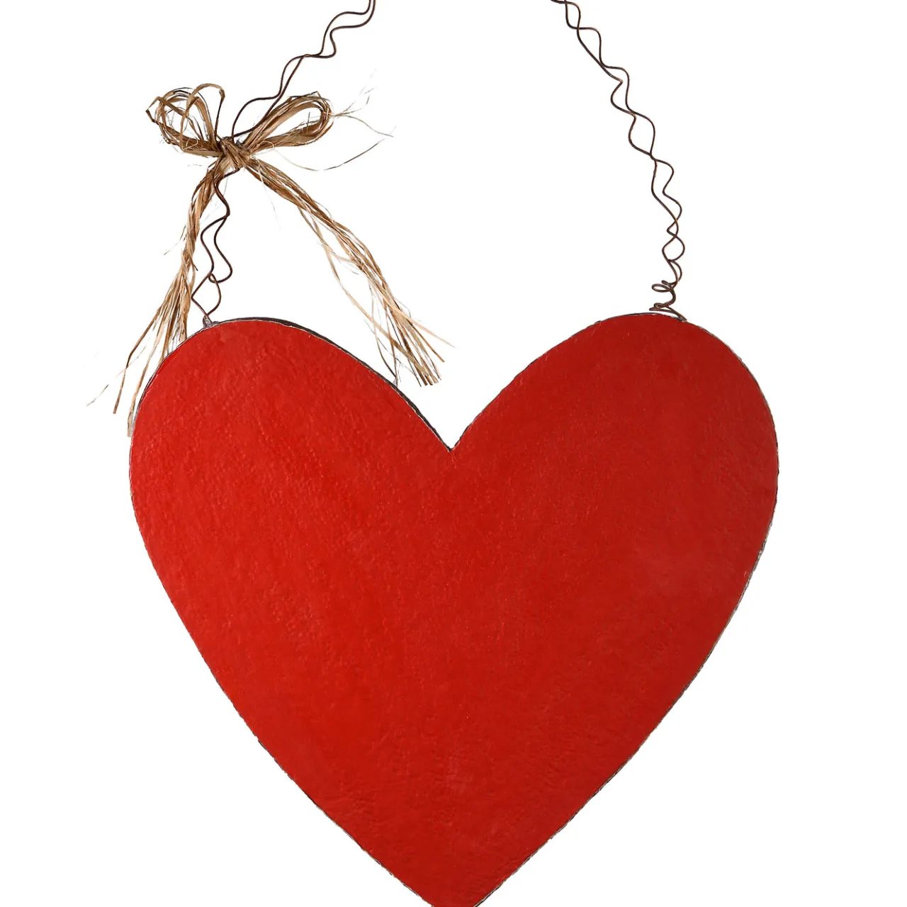Sale National Tree Company 14 in. Valentine's Wooden Heart Hanging Decoration