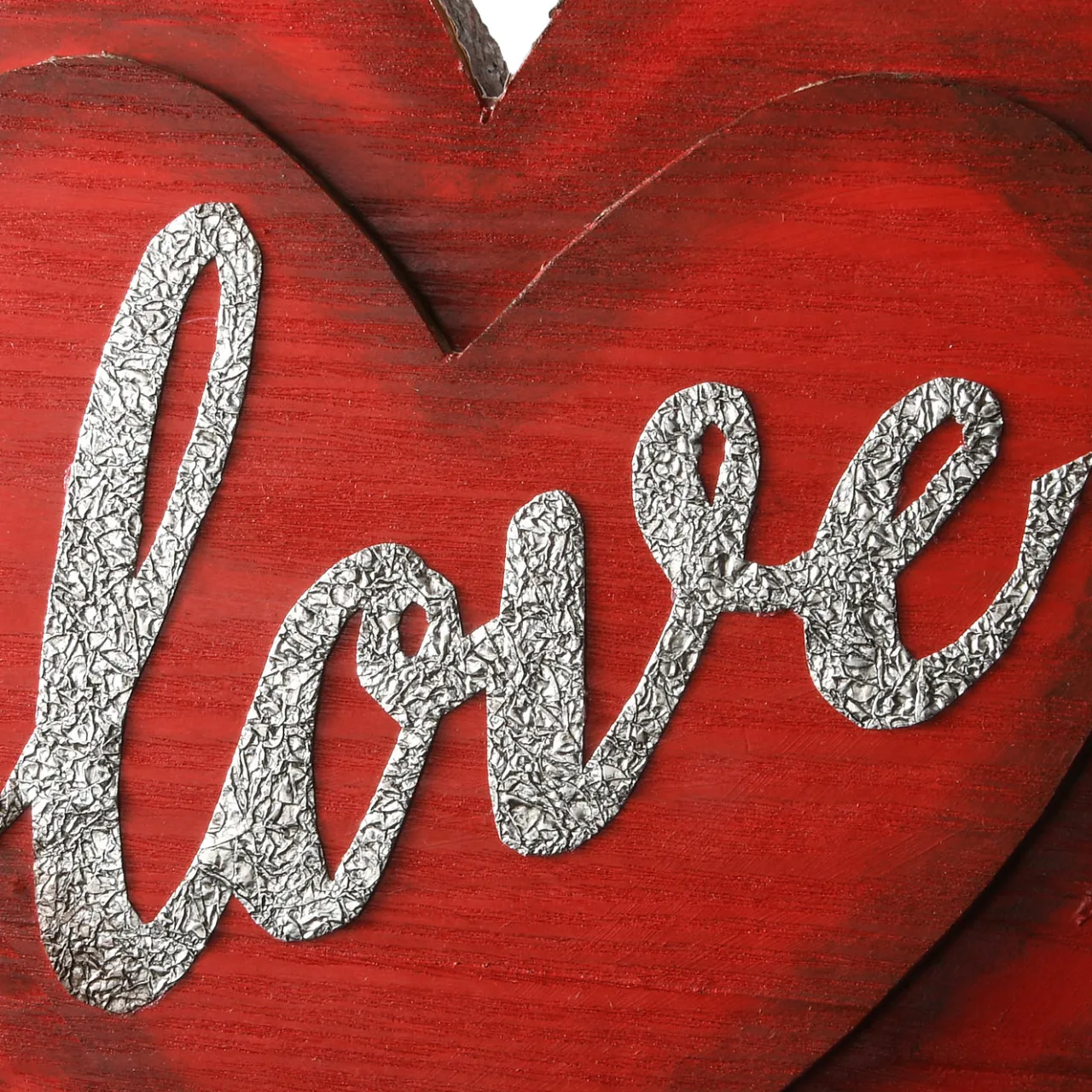 Sale National Tree Company 14 in. Valentine's Wooden Heart Hanging Decoration