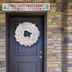 Discount National Tree Company 47 in. Vintage Tree Farm Wall Sign