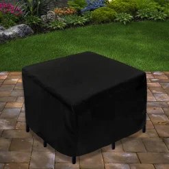 Sale National Tree Company 43 in. Waterproof Patio Furniture Cover with Rope and Metal Buckles
