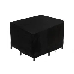 National Tree Company 56 in. Waterproof Patio Furniture Cover with Rope and Metal Buckles