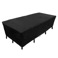 New National Tree Company 108 in. Waterproof Patio Furniture Cover with Rope and Metal Buckles